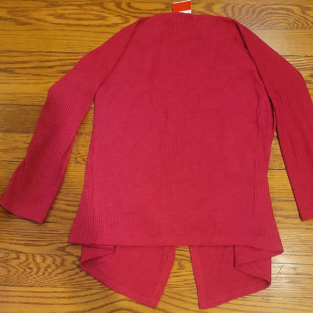 Epic Threads Pink Ribbed Knit Top - Picture 3 of 3